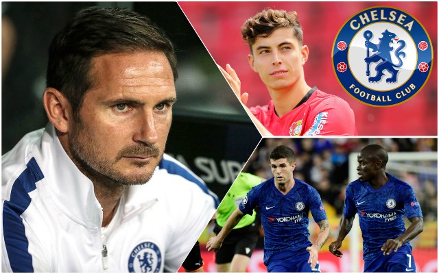 lampard havertz pulisic kante chelsea