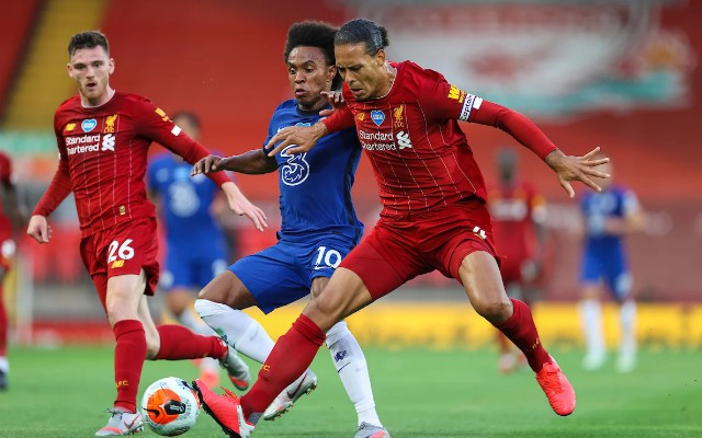 liverpool chelsea robertson willian van dijk