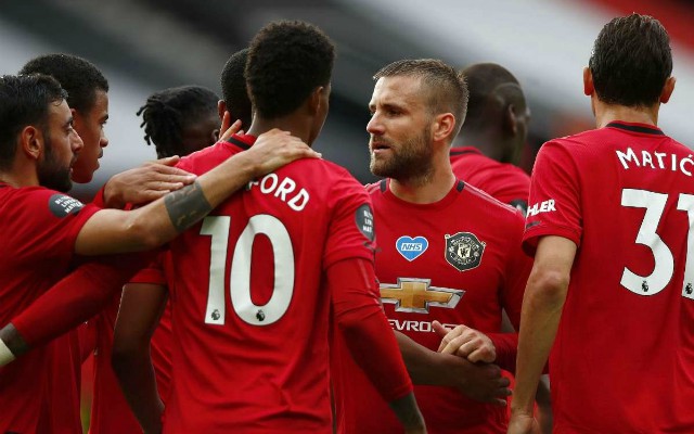man utd players shaw matic rashford fernandes greenwood