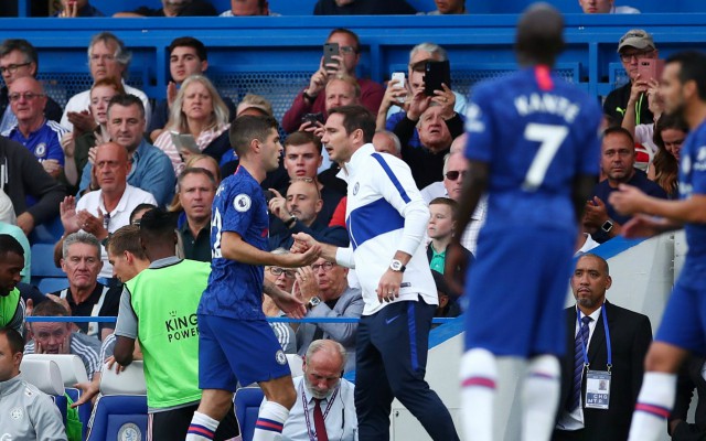 pulisic lampard kante chelsea