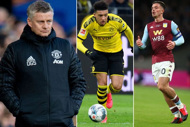 solskjaer sancho grealish united