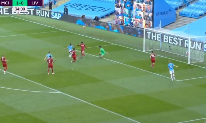 sterling goal vs liverpool