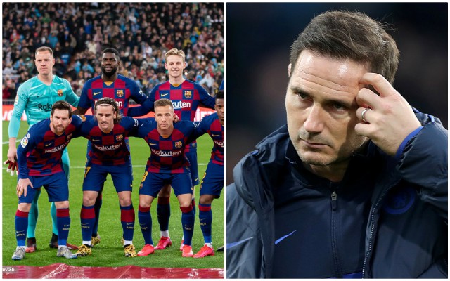 ter stegen messi umtiti griezmann lampard barcelona chelsea