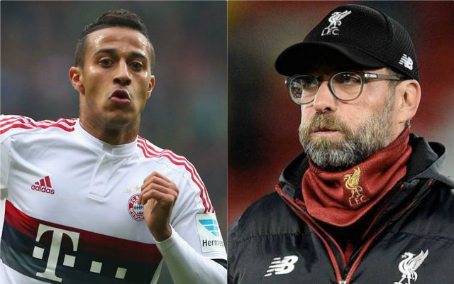 thiago alcantara jurgen klopp