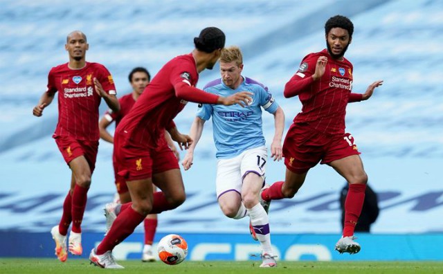 van dijk de bruyne gomez liverpool city