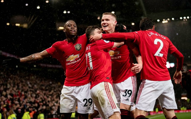 wan-bissaka mctominay lindelof united