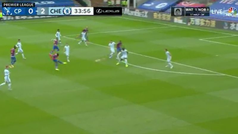 zaha vs chelsea video