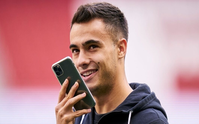 Sergio Reguilon smiling