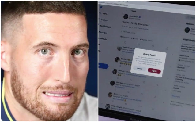 Video - Doherty deletes Arsenal tweets