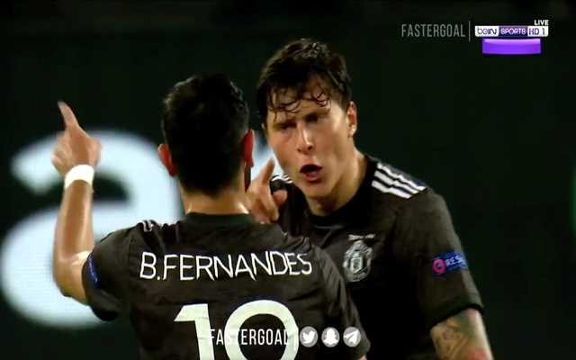 Video - Fernandes and Lindelof argue