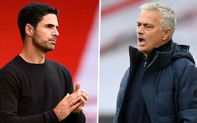 arsenal arteta spurs mourinho
