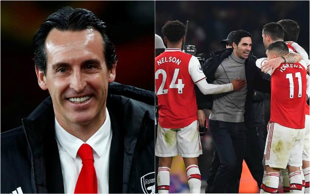 emery arteta arsenal players