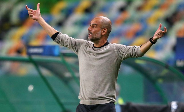 guardiola champions league lyon