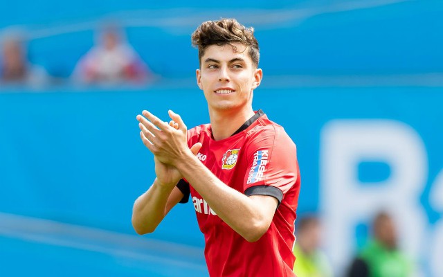 havertz blue background