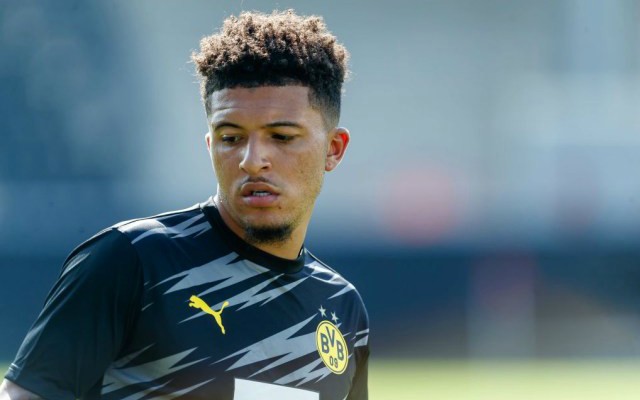 jadon sancho in pre season training