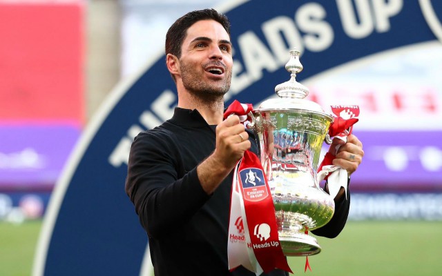 mikel arteta fa cup arsenal