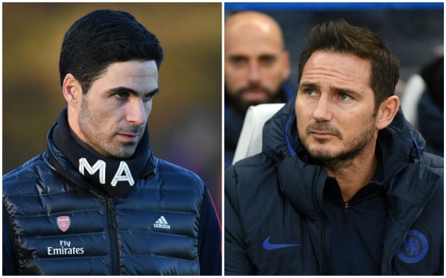 mikel arteta lampard photos