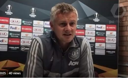 solskjaer on sanchez video