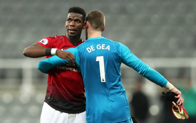 united paul pogba david de gea