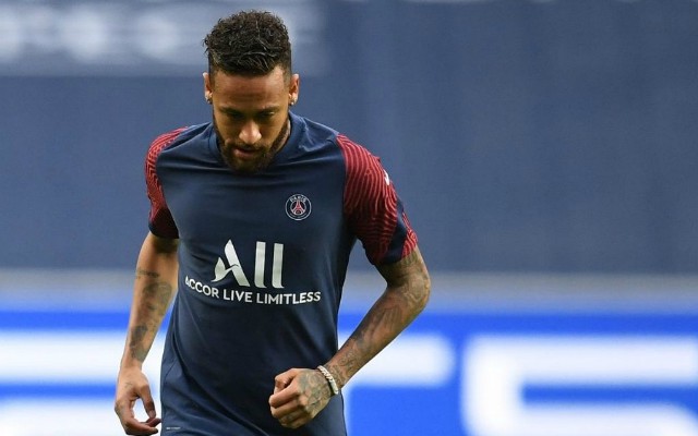 warm up neymar