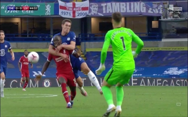 Christensen red card after Mane challenge