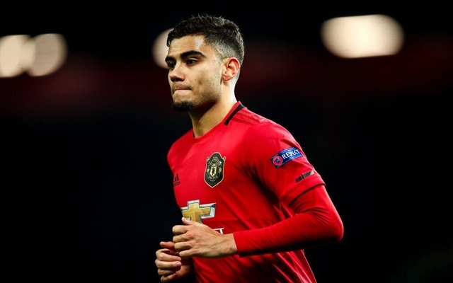 Pereira in action for Manchester United