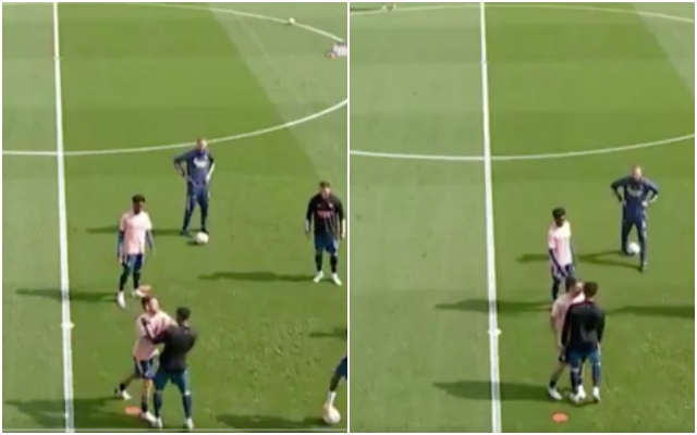 Video - Ceballos and Nketiah clash