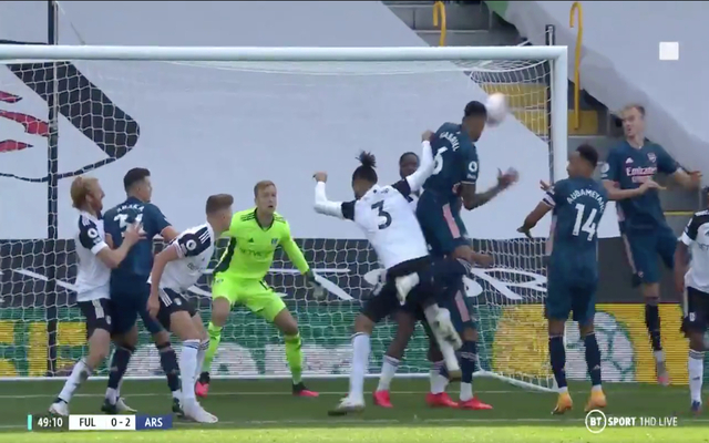 Video - Gabriel goal for Arsenal vs Fulham
