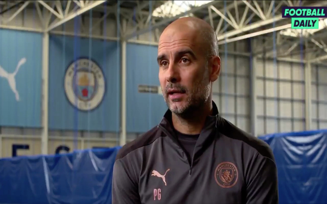 Video - Guardiola responds to title race question