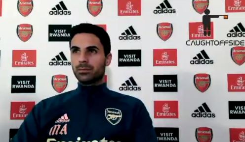 arteta at press conference