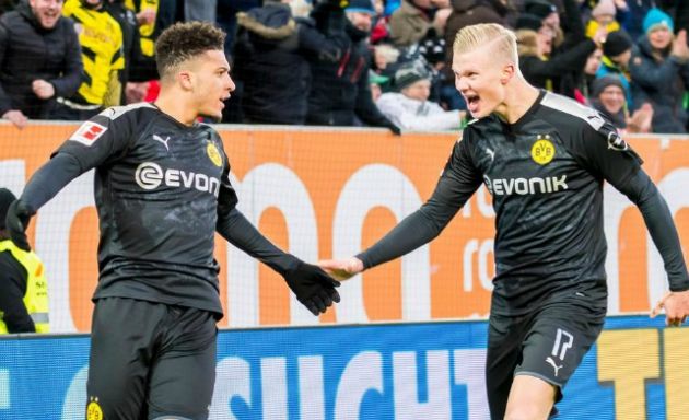 bvb jadon sancho erling haaland