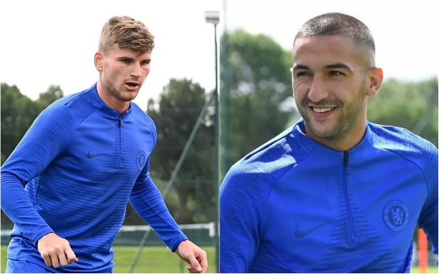 chelsea timo werner hakim ziyech