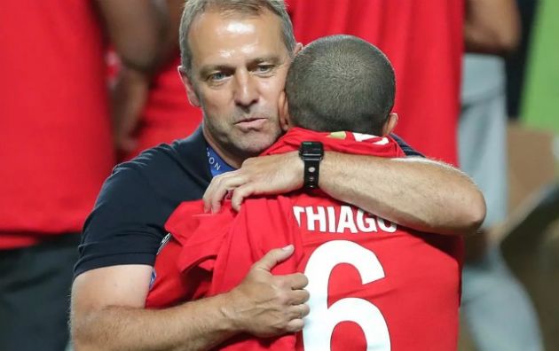 flick hugging thiago
