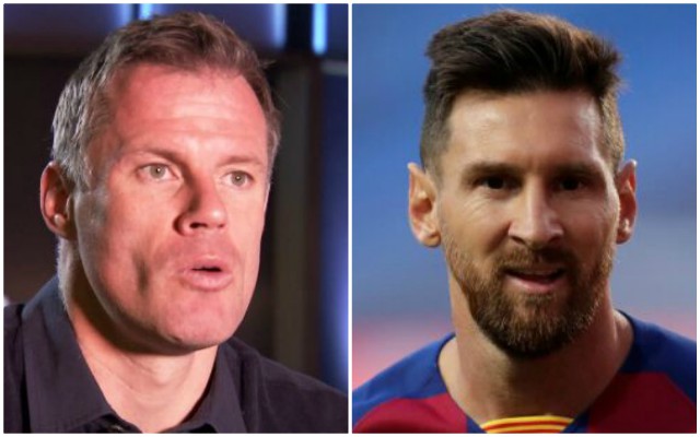 jamie carragher lionel messi