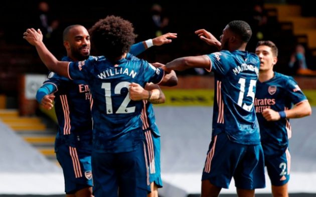 lacazette willian maitland-niles bellerin arsenal