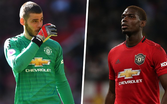 manchester united de gea pogba