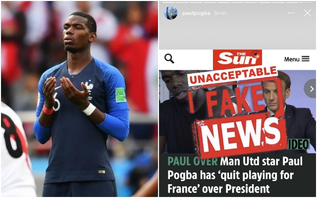 (Photo) Pogba shuts down France retirement talk