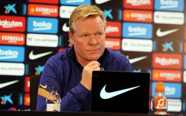 Ronald Koeman press conference for Barcelona