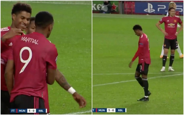 Video - Rashford leaves penalty for Martial