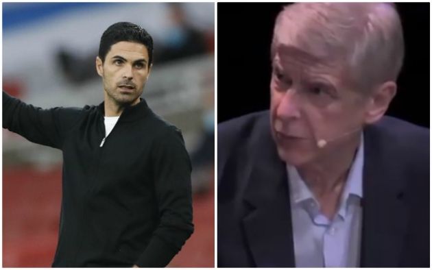 arsenal arteta and wenger