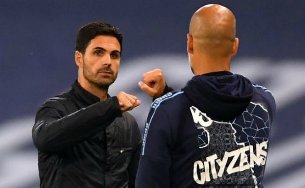 arteta guardiola managers