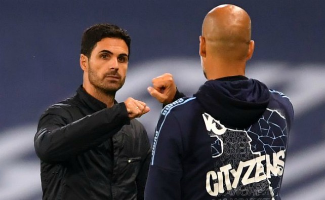 arteta guardiola managers