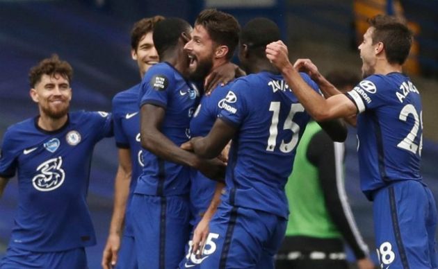 chelsea giroud azpilicueta jorginho celebration