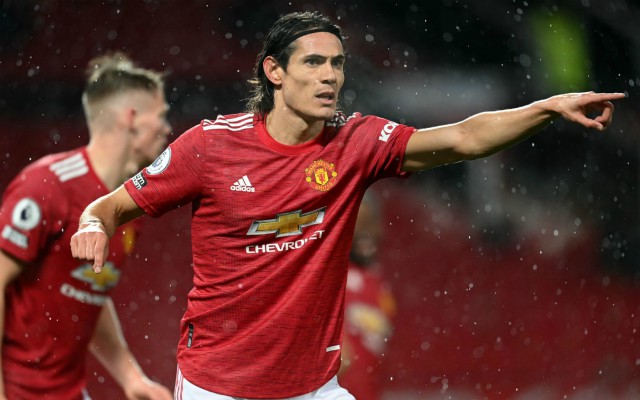 edinson cavani man united vs chelsea