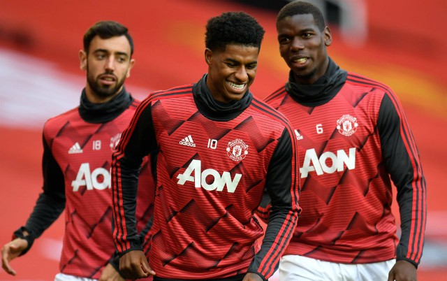 fernandes rashford pogba man utd