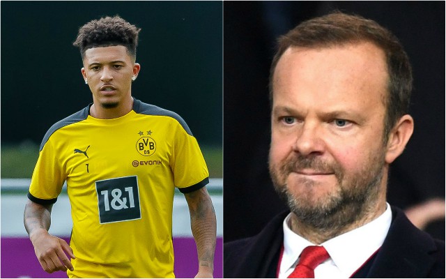 jadon sancho ed woodward man utd