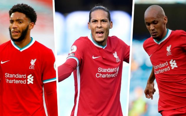 liverpool gomez van dijk fabinhho