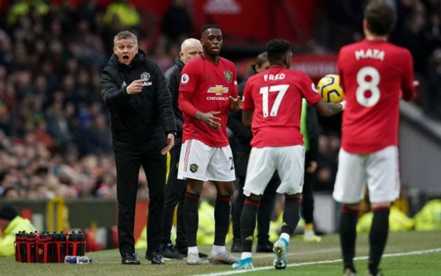 man utd solskjaer fred wan-bissaka mata