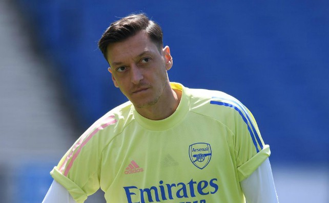 ozil afc training
