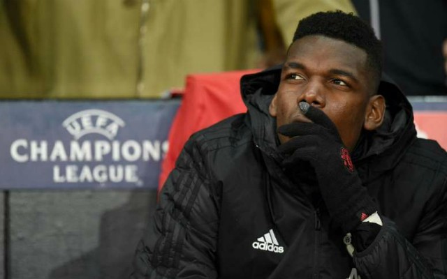 pogba bench champions league